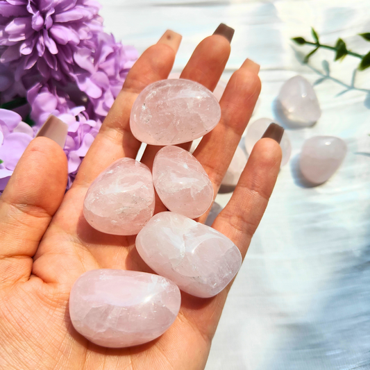 rose quartz tumble