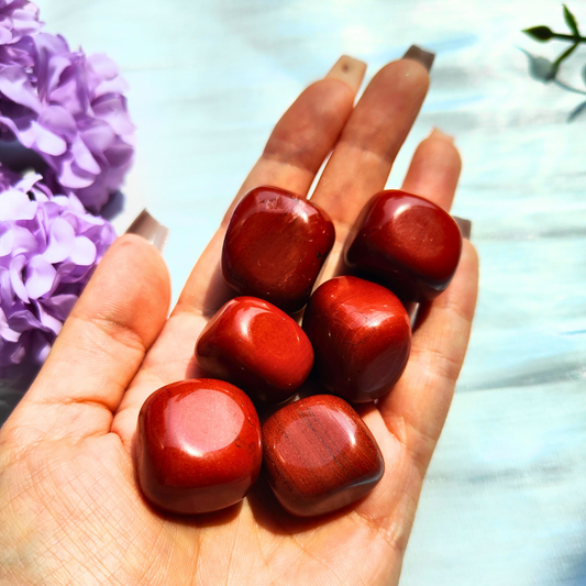 red jasper tumble