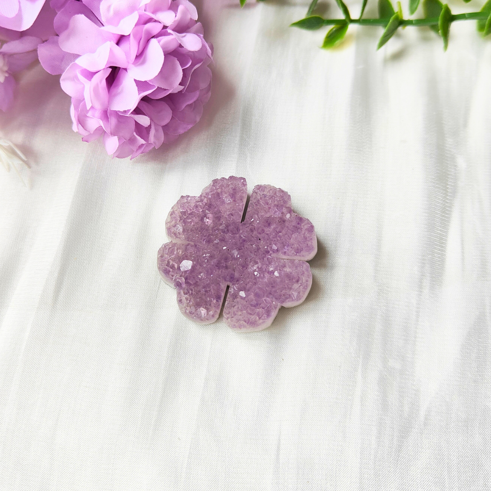 amethyst clover cluster