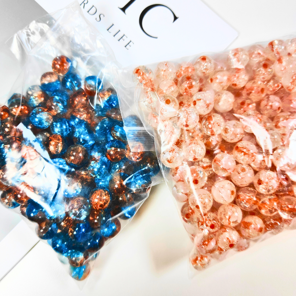 DIY Glass Beads Lucky Bags