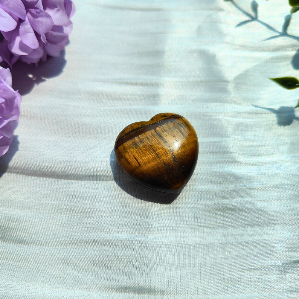 tiger eye heart