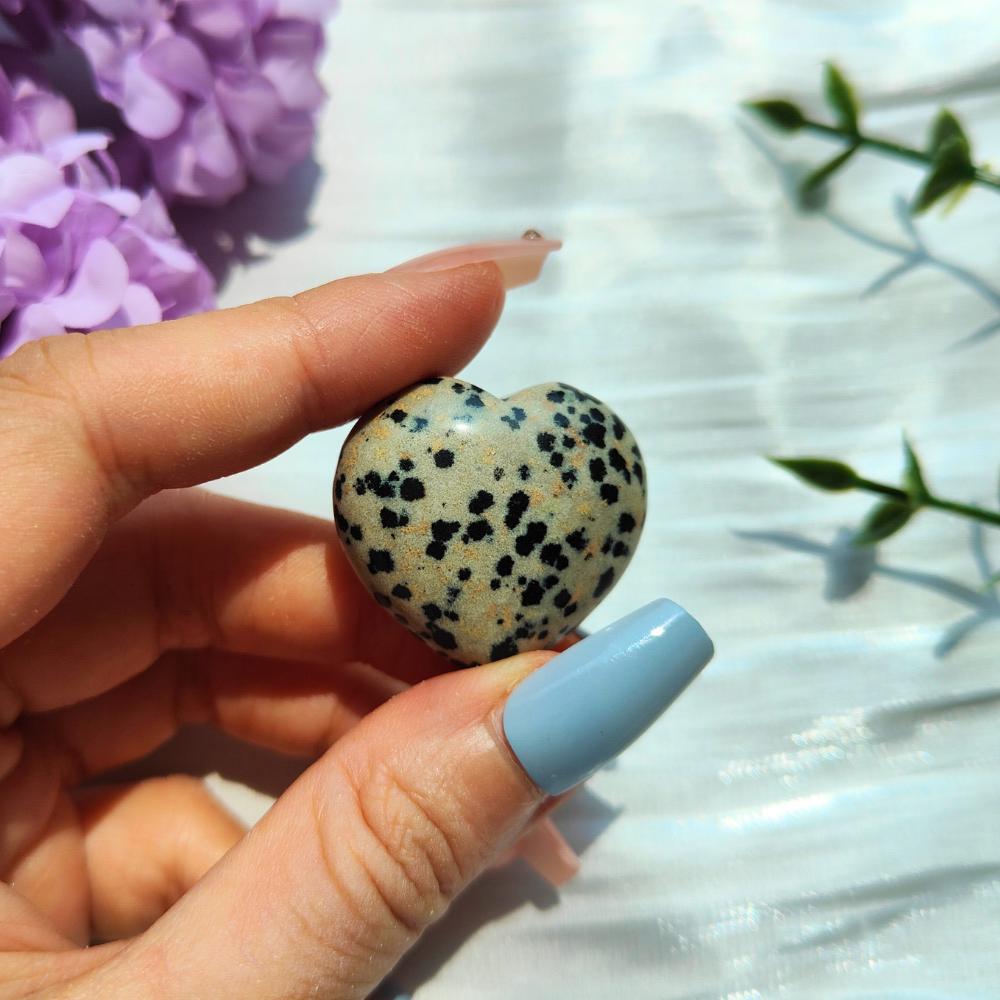 dalmatian jasper heart