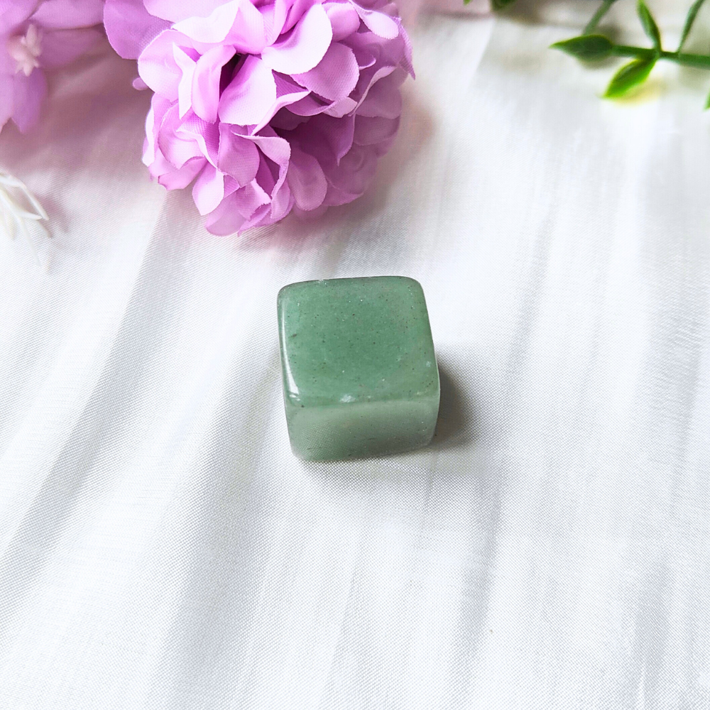 green aventurine cube