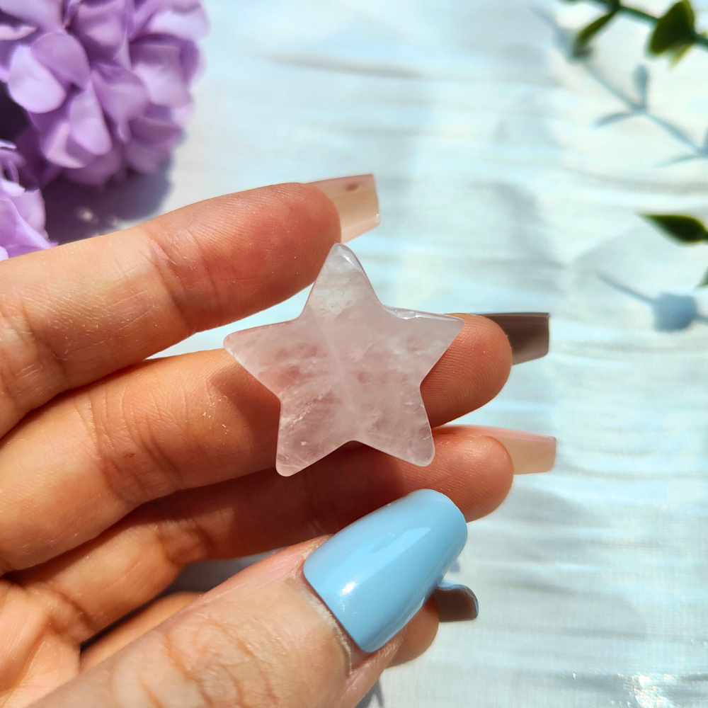 rose quartz star