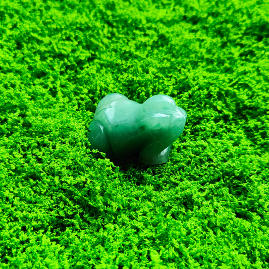 GREEN AVENTURINE FROG