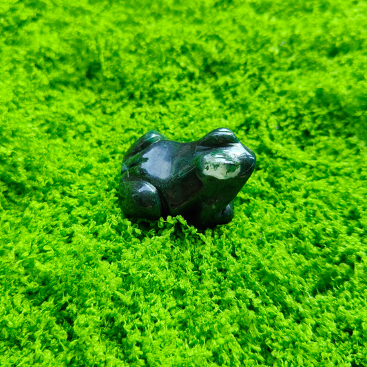 MOSS AGATE FROG